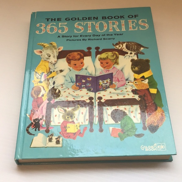 Richard Scarry 365 Stories Hardcover Vintage 80's - Picture 1 of 13